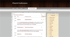 Desktop Screenshot of churchconferences.org